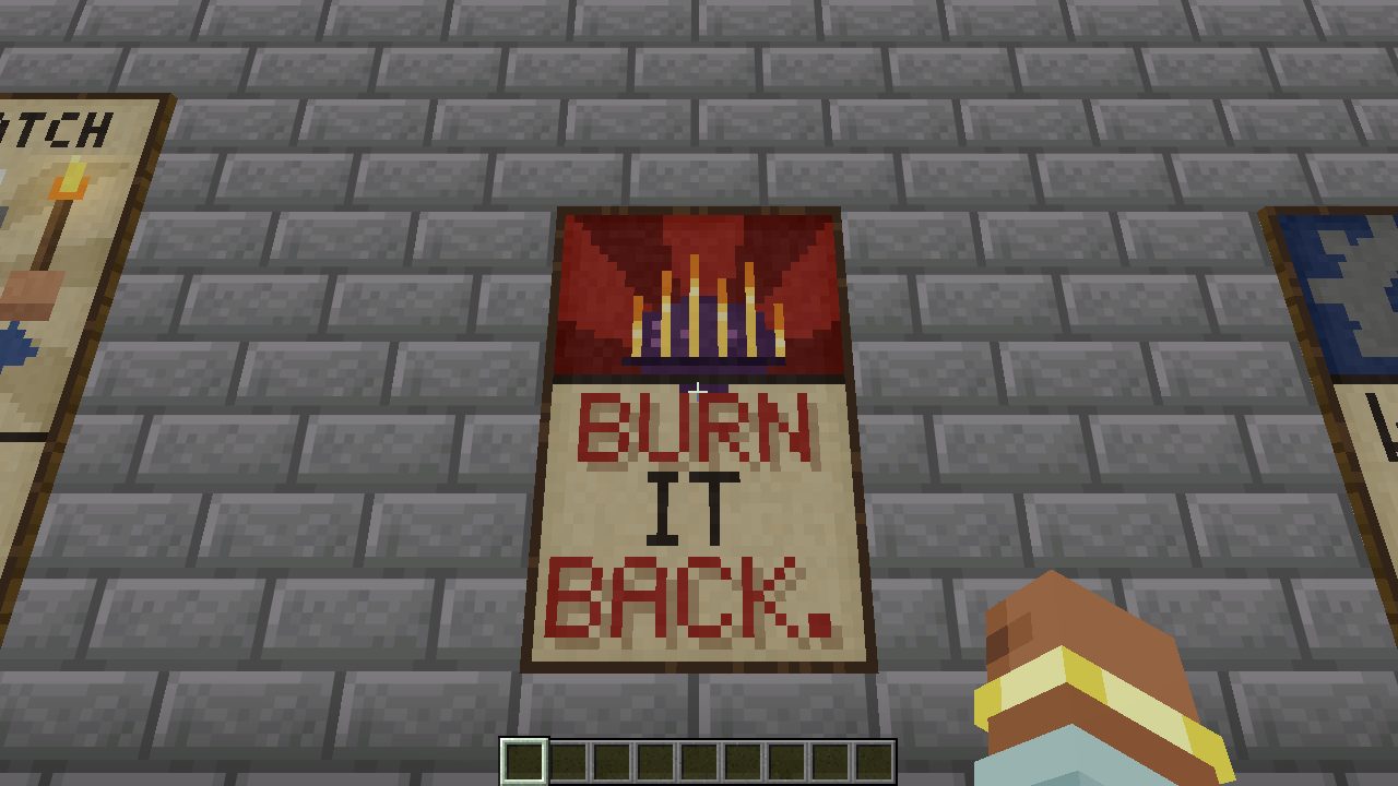 Burn it back posteri